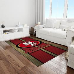 nfl san francisco 49ers football sport team logo carpet rectangle area rug for living room home room decor gift for fans light room sfre98
