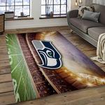 nfl seattle seahawks football sport team logo carpet rectangle area rug for living room home room decor gift for fans dark room sash17