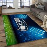 nfl seattle seahawks football sport team logo carpet rectangle area rug for living room home room decor gift for fans dark room sash18
