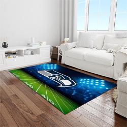 nfl seattle seahawks football sport team logo carpet rectangle area rug for living room home room decor gift for fans light room sash18