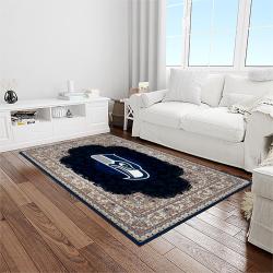 nfl seattle seahawks football sport team logo carpet rectangle area rug for living room home room decor gift for fans light room sash4
