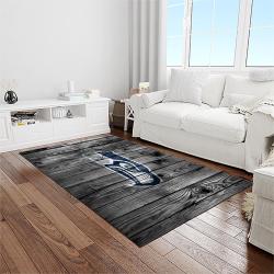 nfl seattle seahawks football sport team logo carpet rectangle area rug for living room home room decor gift for fans light room sash7