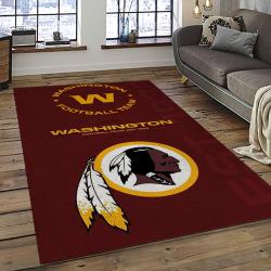 NFL Washington Commanders Football Sport Team Logo Carpet Rectangle Area Rug For Living Room Home Room Decor Gift For Fans WTC22