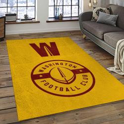 NFL Washington Commanders Football Sport Team Logo Carpet Rectangle Area Rug For Living Room Home Room Decor Gift For Fans WTC23