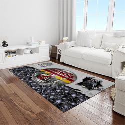 nfl washington commanders football sport team logo carpet rectangle area rug for living room home room decor gift for fans light room wtc34