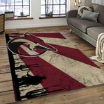 nhl arizona coyotes hockey sport team logo carpet rectangle area rug for living room home room decor gift for fans dark room azc2