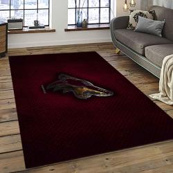 NHL Arizona Coyotes Rectangle Rug Personalized Non-Slip Carpet Gift For Ice Hockey Fans AZC36
