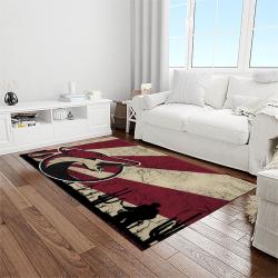 nhl arizona coyotes hockey sport team logo carpet rectangle area rug for living room home room decor gift for fans light room azc2