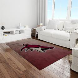 nhl arizona coyotes hockey sport team logo carpet rectangle area rug for living room home room decor gift for fans light room azc26