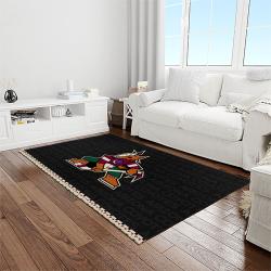 nhl arizona coyotes hockey sport team logo carpet rectangle area rug for living room home room decor gift for fans light room azc27