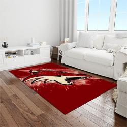nhl arizona coyotes hockey sport team logo carpet rectangle area rug for living room home room decor gift for fans light room azc37