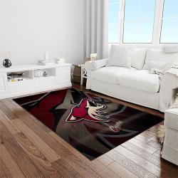 nhl arizona coyotes hockey sport team logo carpet rectangle area rug for living room home room decor gift for fans light room azc5