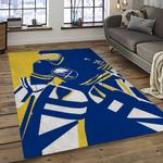 nhl buffalo sabres hockey sport team logo carpet rectangle area rug for living room home room decor gift for fans dark room bfs5