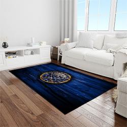 nhl buffalo sabres hockey sport team logo carpet rectangle area rug for living room home room decor gift for fans light room bfs26