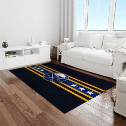 nhl buffalo sabres hockey sport team logo carpet rectangle area rug for living room home room decor gift for fans light room bfs8