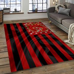 NHL Calgary Flames Rectangle Rug Personalized Non-Slip Carpet Gift For Ice Hockey Fans CAF42