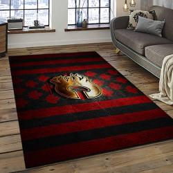 NHL Calgary Flames Rectangle Rug Personalized Non-Slip Carpet Gift For Ice Hockey Fans CAF53