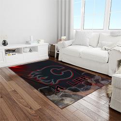 nhl calgary flames hockey sport team logo carpet rectangle area rug for living room home room decor gift for fans light room caf21
