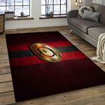 nhl carolina hurricanes hockey sport team logo carpet rectangle area rug for living room home room decor gift for fans dark room chr28