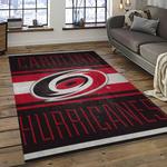 nhl carolina hurricanes hockey sport team logo carpet rectangle area rug for living room home room decor gift for fans dark room chr4