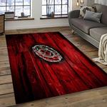 nhl carolina hurricanes hockey sport team logo carpet rectangle area rug for living room home room decor gift for fans dark room chr40