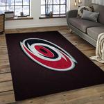 nhl carolina hurricanes hockey sport team logo carpet rectangle area rug for living room home room decor gift for fans dark room chr45