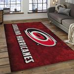 nhl carolina hurricanes hockey sport team logo carpet rectangle area rug for living room home room decor gift for fans dark room chr46