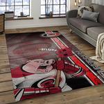 nhl carolina hurricanes hockey sport team logo carpet rectangle area rug for living room home room decor gift for fans dark room chr48