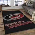 nhl carolina hurricanes hockey sport team logo carpet rectangle area rug for living room home room decor gift for fans dark room chr8