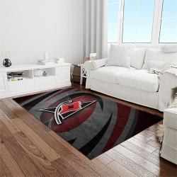 nhl carolina hurricanes hockey sport team logo carpet rectangle area rug for living room home room decor gift for fans light room chr20