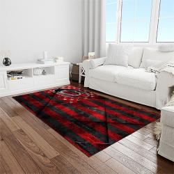 nhl carolina hurricanes hockey sport team logo carpet rectangle area rug for living room home room decor gift for fans light room chr39