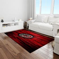 nhl carolina hurricanes hockey sport team logo carpet rectangle area rug for living room home room decor gift for fans light room chr40