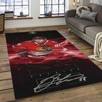 nhl chicago blackhawks hockey sport team logo carpet rectangle area rug for living room home room decor gift for fans dark room cbl58