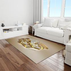 nhl chicago blackhawks hockey sport team logo carpet rectangle area rug for living room home room decor gift for fans light room cbl41