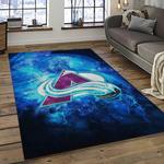 nhl colorado avalanche hockey sport team logo carpet rectangle area rug for living room home room decor gift for fans dark room cla7