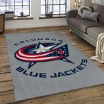 nhl columbus blue jackets hockey sport team logo carpet rectangle area rug for living room home room decor gift for fans dark room cbj19