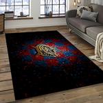 nhl columbus blue jackets hockey sport team logo carpet rectangle area rug for living room home room decor gift for fans dark room cbj28