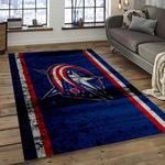 nhl columbus blue jackets hockey sport team logo carpet rectangle area rug for living room home room decor gift for fans dark room cbj35