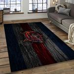 nhl columbus blue jackets hockey sport team logo carpet rectangle area rug for living room home room decor gift for fans dark room cbj39
