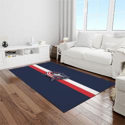 nhl columbus blue jackets hockey sport team logo carpet rectangle area rug for living room home room decor gift for fans light room cbj16
