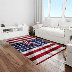 nhl columbus blue jackets hockey sport team logo carpet rectangle area rug for living room home room decor gift for fans light room cbj37