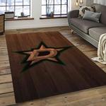 nhl dallas stars hockey sport team logo carpet rectangle area rug for living room home room decor gift for fans dark room dst11