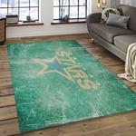 nhl dallas stars hockey sport team logo carpet rectangle area rug for living room home room decor gift for fans dark room dst14