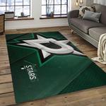 nhl dallas stars hockey sport team logo carpet rectangle area rug for living room home room decor gift for fans dark room dst17