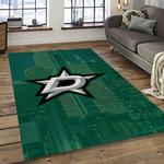 nhl dallas stars hockey sport team logo carpet rectangle area rug for living room home room decor gift for fans dark room dst22