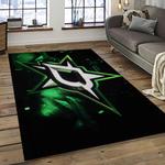nhl dallas stars hockey sport team logo carpet rectangle area rug for living room home room decor gift for fans dark room dst28