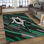 nhl dallas stars hockey sport team logo carpet rectangle area rug for living room home room decor gift for fans dark room dst5