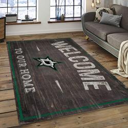 NHL Dallas Stars Rectangle Rug Personalized Non-Slip Carpet Gift For Ice Hockey Fans DST9
