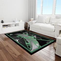 nhl dallas stars hockey sport team logo carpet rectangle area rug for living room home room decor gift for fans light room dst10