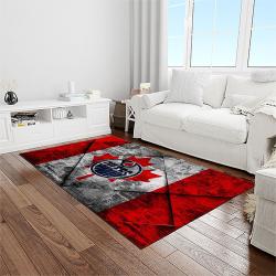 nhl edmonton oilers hockey sport team logo carpet rectangle area rug for living room home room decor gift for fans light room emto31